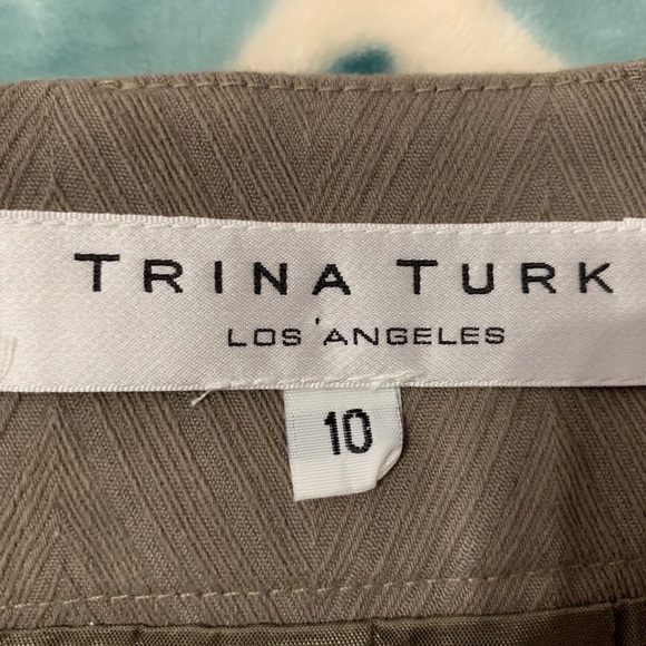 TRINA TURK Gray Textured Skirt - Picture 4 of 4
